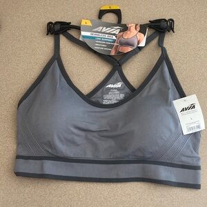 Avia Charcoal Seamless Sports Bra